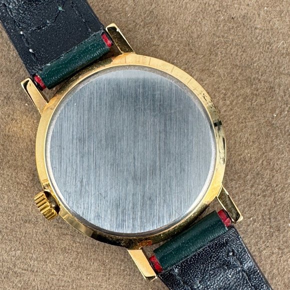 Vintage Swiss Made watch with adjustable embroider Leather Strap Swiss m… - Picture 7 of 10